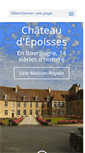 Mobile Screenshot of chateaudepoisses.com